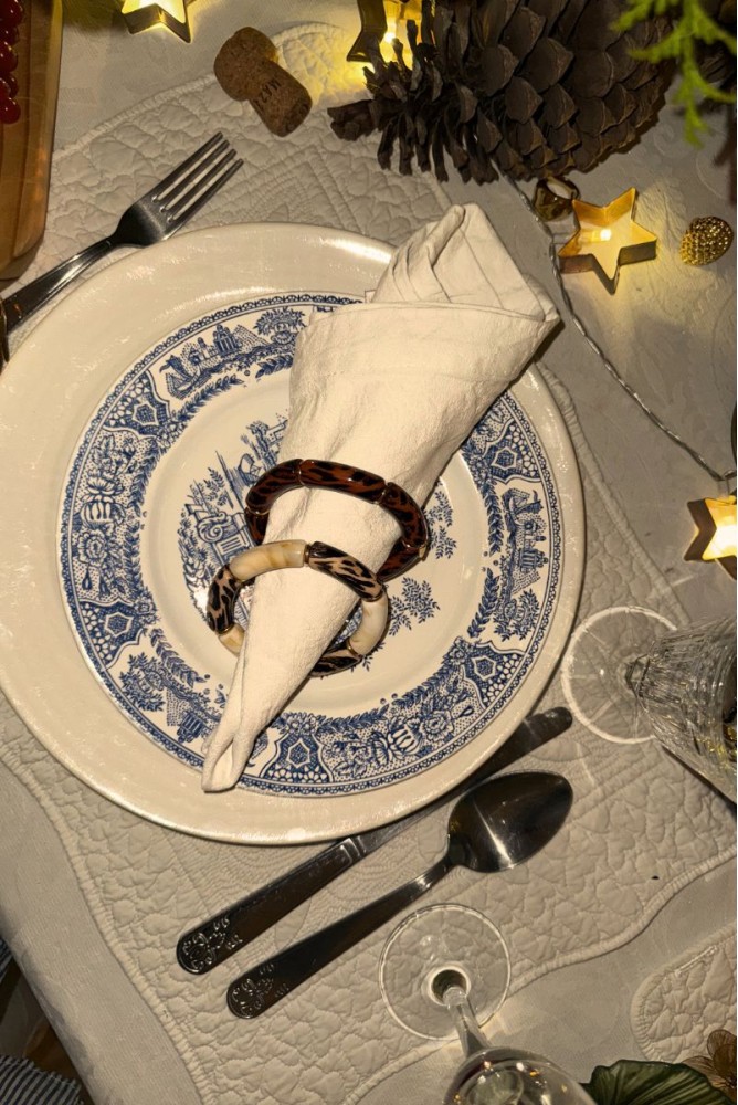 PULSERA RESINA ANIMAL PRINT