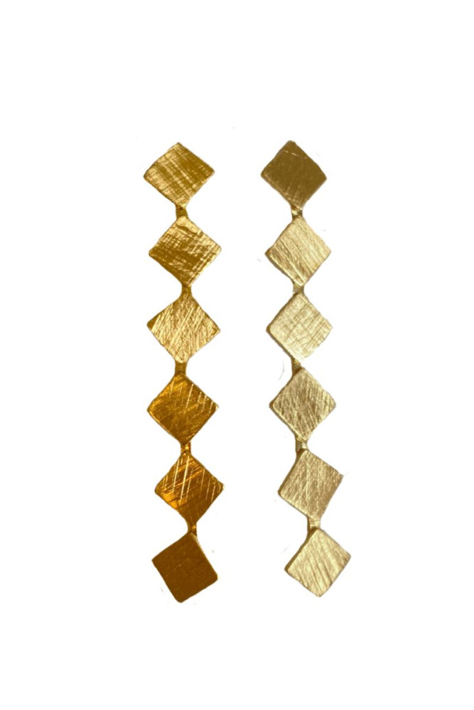 PENDIENTES LARGOS ROMBOS