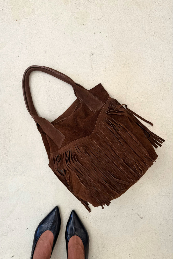 BOLSO PIEL FLECOS