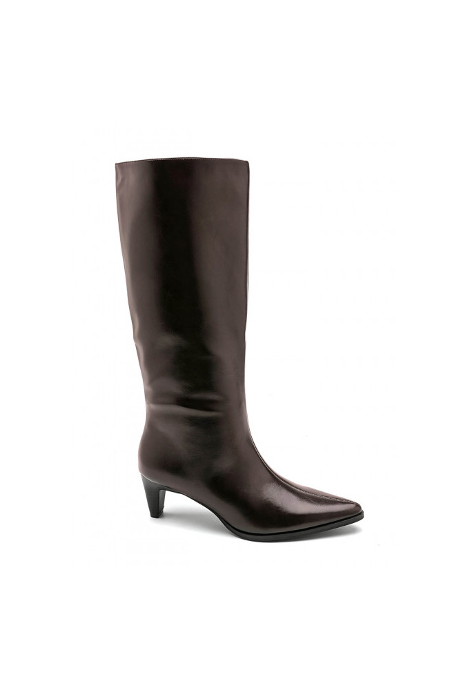 BOTAS TACON BAJO CHOCOLATE