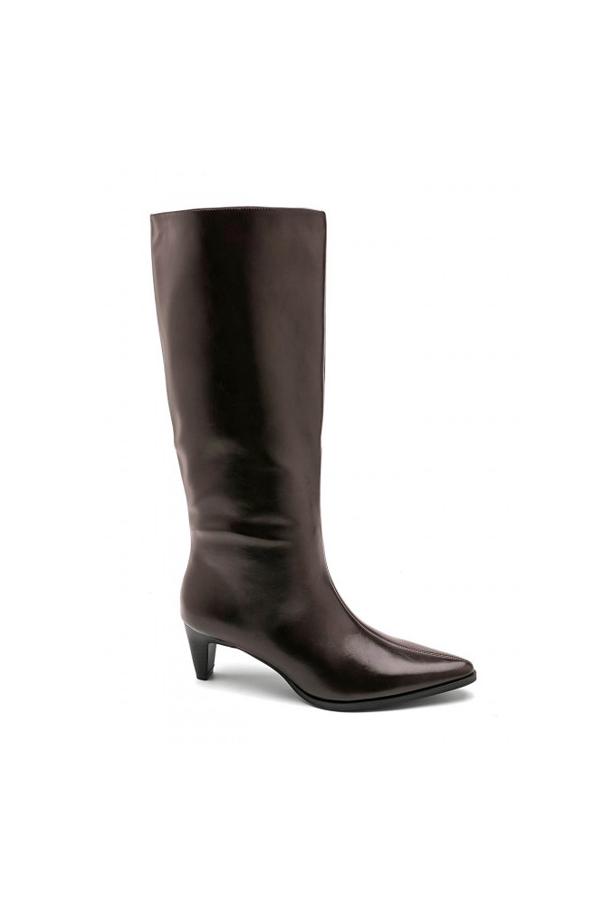 BOTAS TACON BAJO CHOCOLATE