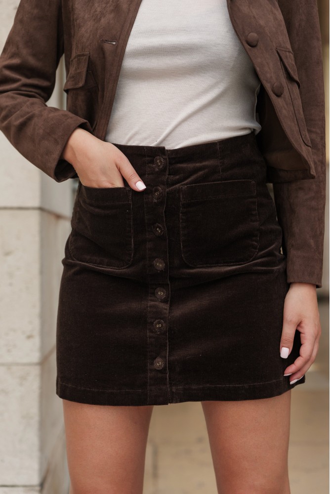 MINI FALDA JUPE JESS PANA ORAIJE